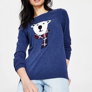 Tommy Hilfiger Women's Lucy Cotton Polar Bear Sweater, Small